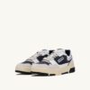 ZAPATILLAS BAJAS CLC EN PIEL Y ANTE BLANCO Y AZUL ESPACIAL