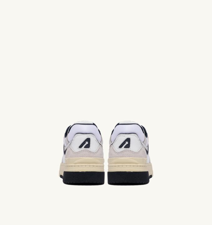 ZAPATILLAS BAJAS CLC EN PIEL Y ANTE BLANCO Y AZUL ESPACIAL