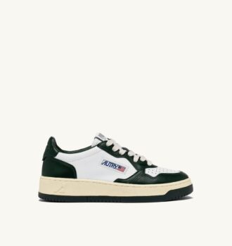 ZAPATILLAS BAJAS MEDALIST BICOLOR EN PIEL BLANCA Y MONTAÑA