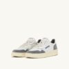 ZAPATILLAS BAJAS MEDALIST DE PIEL ANTE BLANCA Y GRIS