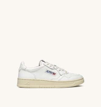 CESTA MEDALISTA BAJA EN CUIR BLANC