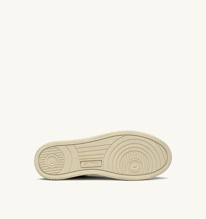 CESTA MEDALISTA BAJA EN CUIR BLANC