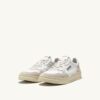 CESTA MEDALISTA BAJA EN CUIR BLANC ET DAIM BEIGE CESTA MEDALISTA BAJA EN CUIR BLANC ET DAIM BEIGE