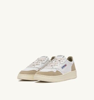 ZAPATILLAS BAJAS MEDALIST DE PIEL BLANCA Y ANTE ESPONJOSO ZAPATILLAS BAJAS MEDALIST DE PIEL BLANCA Y ANTE ESPONJOSO