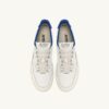 ZAPATILLAS BAJAS MEDALIST DE PIEL BLANCA Y AZUL PALACIO CON LETRAS ZAPATILLAS BAJAS MEDALIST DE PIEL BLANCA Y AZUL PALACIO CON LETRAS