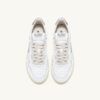 ZAPATILLAS BAJAS MEDALIST DE PIEL BLANCA Y DORADA