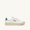 CESTA MEDALISTA BAJA EN CUIR BLANC ET VERT CESTA MEDALISTA BAJA EN CUIR BLANC ET VERT