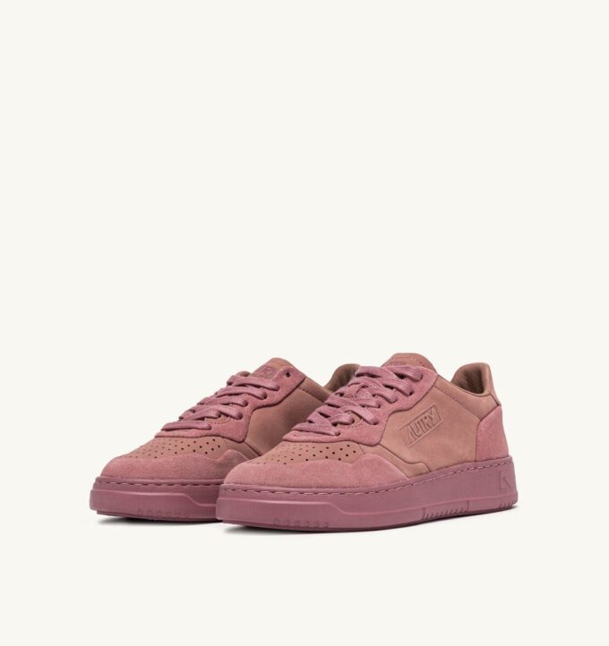ZAPATILLAS BAJAS MEDALIST DE PIEL NOBUCK Y ANTE ROSA CENIZA ZAPATILLAS BAJAS MEDALIST DE PIEL NOBUCK Y ANTE ROSA CENIZA