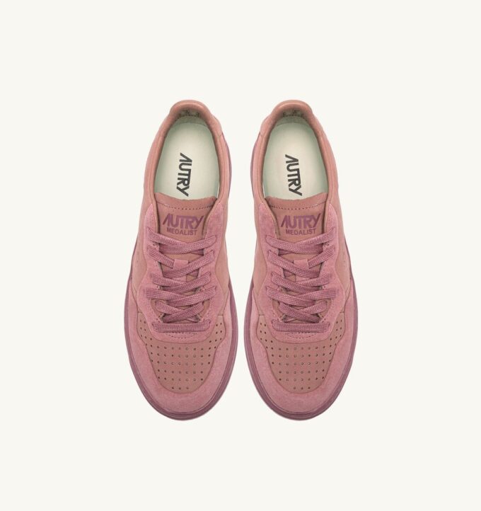 ZAPATILLAS BAJAS MEDALIST DE PIEL NOBUCK Y ANTE ROSA CENIZA ZAPATILLAS BAJAS MEDALIST DE PIEL NOBUCK Y ANTE ROSA CENIZA