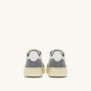 ZAPATILLAS BAJAS MEDALIST DE PIEL Y ANTE BLANCO Y GRIS