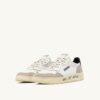 ZAPATILLAS BAJAS MEDALIST DE PIEL Y ANTE BLANCO Y NEGRO CON LETRAS ZAPATILLAS BAJAS MEDALIST DE PIEL Y ANTE BLANCO Y NEGRO CON LETRAS