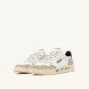 ZAPATILLAS BAJAS MEDALIST DE PIEL Y ANTE BLANCO Y NEGRO CON LETRAS ZAPATILLAS BAJAS MEDALIST DE PIEL Y ANTE BLANCO Y NEGRO CON LETRAS
