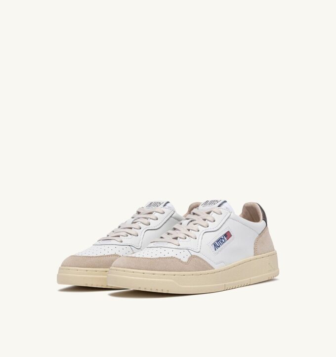 ZAPATILLAS BAJAS MEDALIST EN ANTE Y PIEL BLANCO Y MOREL ZAPATILLAS BAJAS MEDALIST EN ANTE Y PIEL BLANCO Y MOREL