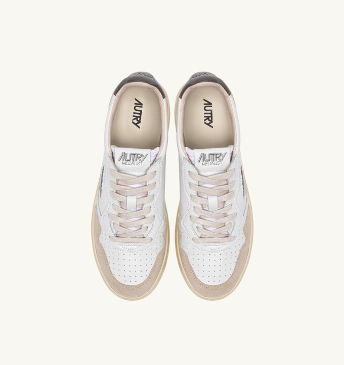 ZAPATILLAS BAJAS MEDALIST EN ANTE Y PIEL BLANCO Y MOREL ZAPATILLAS BAJAS MEDALIST EN ANTE Y PIEL BLANCO Y MOREL