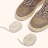 ZAPATILLAS BAJAS MEDALIST EN EFECTO PELO DE PONY BEIGE