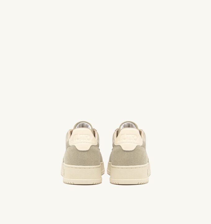 ZAPATILLAS BAJAS MEDALIST EN PAPYRUS Y ANTE BLANCO ROJO