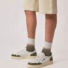 ZAPATILLAS BAJAS MEDALIST EN PIEL BLANCA Y ANTE MILITAR ZAPATILLAS BAJAS MEDALIST EN PIEL BLANCA Y ANTE MILITAR