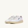 ZAPATILLAS BAJAS MEDALIST EN PIEL BLANCA Y POLIGNAC