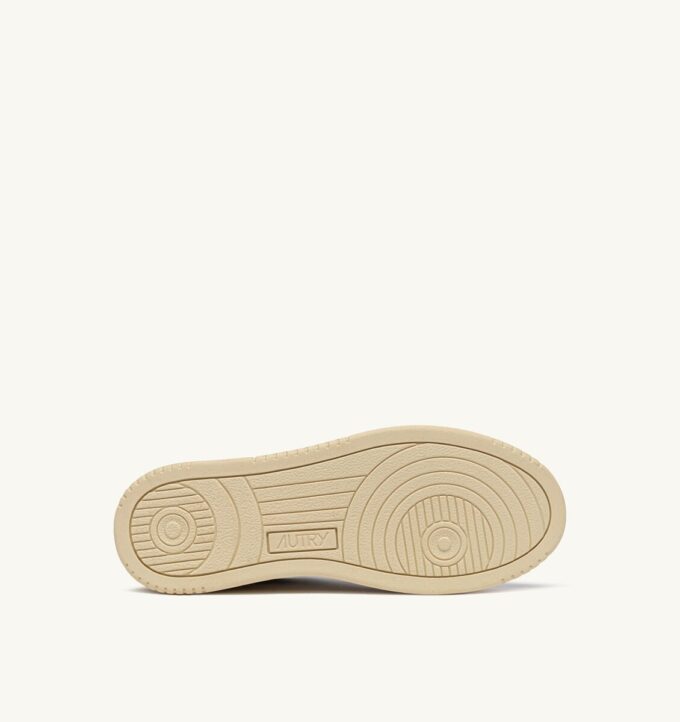 ZAPATILLAS BAJAS MEDALIST EN PIEL BLANCA Y POLIGNAC
