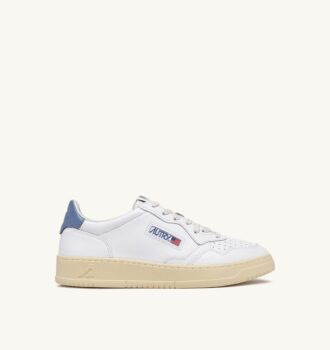 ZAPATILLAS BAJAS MEDALIST EN PIEL BLANCA Y TEMPEST