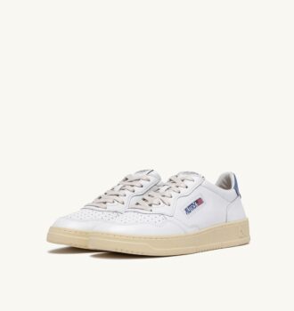 ZAPATILLAS BAJAS MEDALIST EN PIEL BLANCA Y TEMPEST