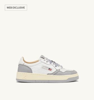 ZAPATILLAS BAJAS MEDALIST EN PIEL BLANCA Y VAPOR