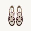 ZAPATILLAS BAJAS MEDALIST EN PIEL MARSHMALLOW Y AMARONE GLITTER ZAPATILLAS BAJAS MEDALIST EN PIEL MARSHMALLOW Y AMARONE GLITTER