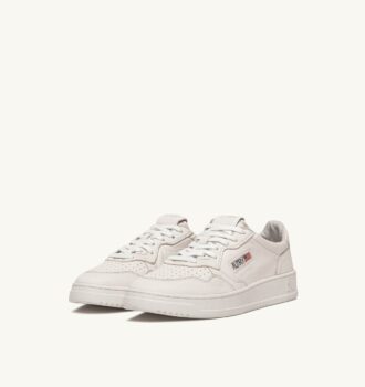 CESTA MEDALIST LOW EN NAPA SUPER SOFT BLANC OPTIQUE