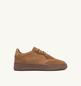ZAPATILLAS BAJAS MEDALIST EN PIEL NOBUCK BROWN SUGAR Y ANTE