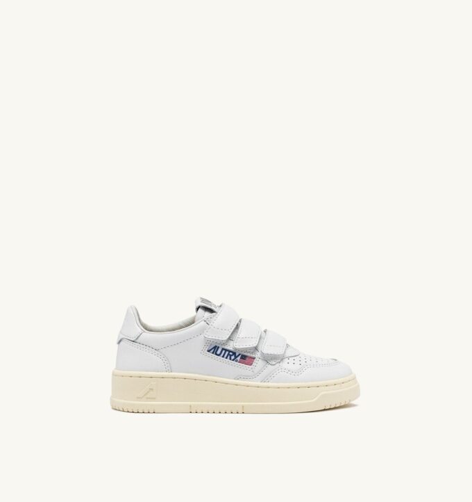 ZAPATILLAS BAJAS MEDALIST KIDSTRIPES DE PIEL BLANCA
