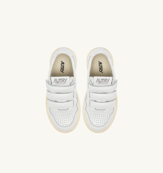 ZAPATILLAS BAJAS MEDALIST KIDSTRIPES DE PIEL BLANCA