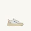 ZAPATILLAS BAJAS MEDALIST PARA NIÑO EN ANTE BLANCO Y ROSA CRIOLLO