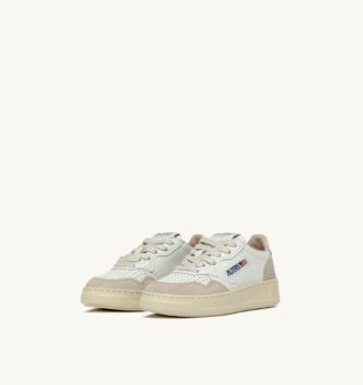 ZAPATILLAS BAJAS MEDALIST PARA NIÑO EN ANTE BLANCO Y ROSA CRIOLLO