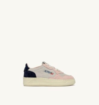 ZAPATILLAS BAJAS MEDALIST PARA NIÑO EN ANTE COLOR BLANCO ATLÁNTICO Y ROMERO