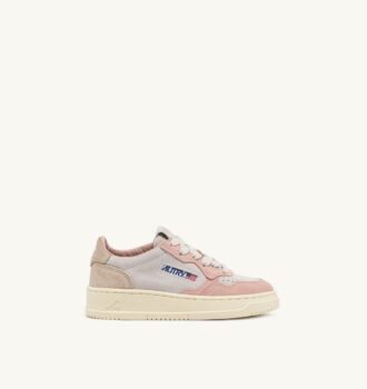 ZAPATILLAS BAJAS MEDALIST PARA NIÑO EN ANTE ROSA POLVO Y ARENA