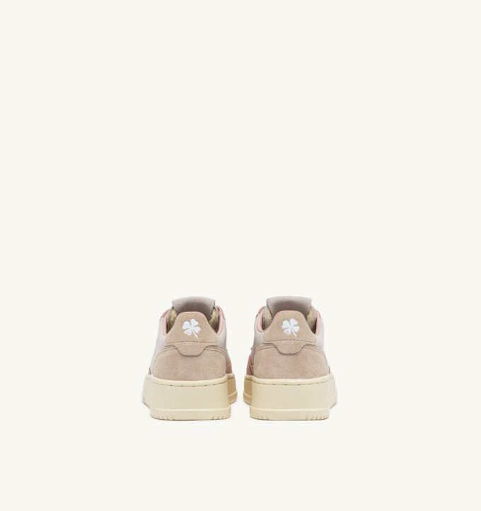 ZAPATILLAS BAJAS MEDALIST PARA NIÑO EN ANTE ROSA POLVO Y ARENA