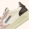 ZAPATILLAS BAJAS MEDALIST PARA NIÑO EN PIEL BLANCA, MARRÓN Y ROSA