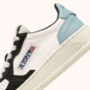 ZAPATILLAS BAJAS MEDALIST PARA NIÑO EN PIEL BLANCA, NEGRA Y AZUL