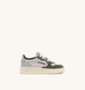 ZAPATILLAS BAJAS MEDALIST PARA NIÑO EN VERDE SCHIO Y GRIS LOFT EN ANTE