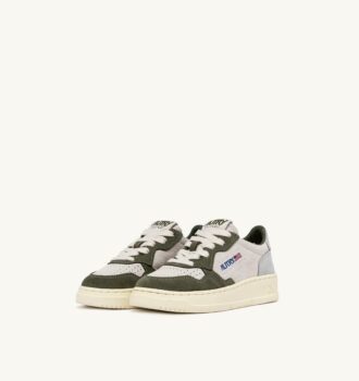 ZAPATILLAS BAJAS MEDALIST PARA NIÑO EN VERDE SCHIO Y GRIS LOFT EN ANTE