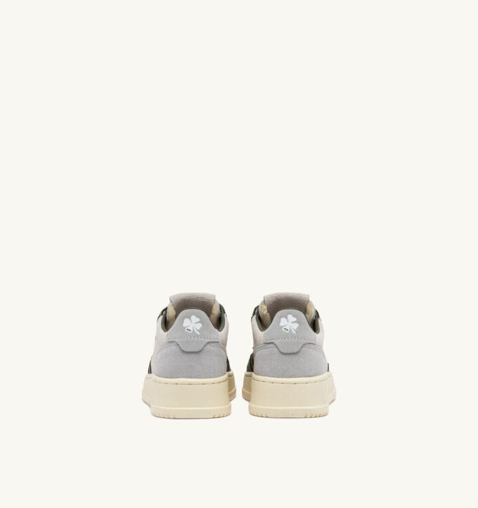 ZAPATILLAS BAJAS MEDALIST PARA NIÑO EN VERDE SCHIO Y GRIS LOFT EN ANTE