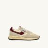 ZAPATILLAS BAJAS REELWIND DE NYLON, ANTE Y CUERO, COLOR CRUDO Y VINO RUBÍ ZAPATILLAS BAJAS REELWIND DE NYLON, ANTE Y CUERO, COLOR CRUDO Y VINO RUBÍ
