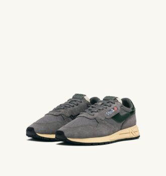 ZAPATILLAS BAJAS REELWIND DE NYLON, ANTE Y CUERO, COLOR MONTAÑA Y NOCTURNO
