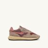 ZAPATILLAS BAJAS REELWIND DE NYLON, ANTE Y CUERO, COLOR ROSA Y ARENA DEL DESIERTO ZAPATILLAS BAJAS REELWIND DE NYLON, ANTE Y CUERO, COLOR ROSA Y ARENA DEL DESIERTO