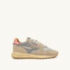 ZAPATILLAS BAJAS REELWIND DE NYLON REFLECTANTE PLATINO PLATEADO Y ANTE ZAPATILLAS BAJAS REELWIND DE NYLON REFLECTANTE PLATINO PLATEADO Y ANTE