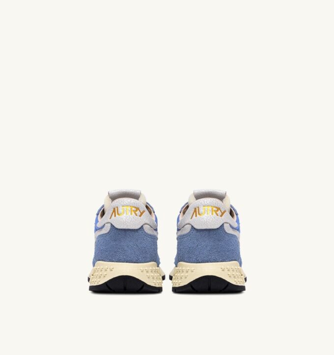 ZAPATILLAS BAJAS REELWIND DE NYLON Y ANTE DELLA ROBBIA AZUL Y BLANCO