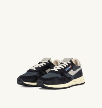 ZAPATILLAS BAJAS REELWIND DE NYLON Y ANTE NEGROS