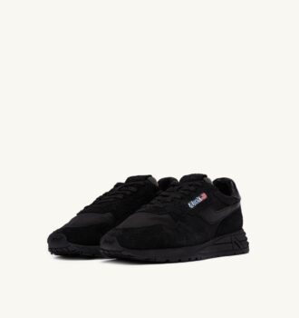 ZAPATILLAS BAJAS REELWIND DE NYLON Y ANTE NEGROS
