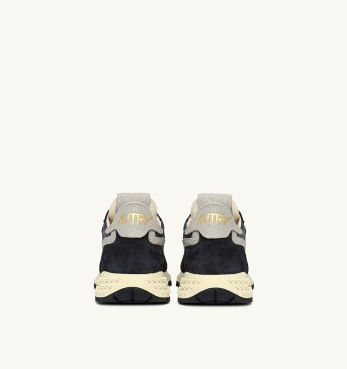 ZAPATILLAS BAJAS REELWIND DE NYLON Y ANTE NEGROS