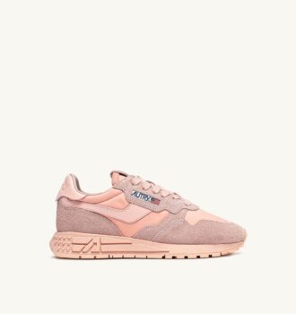 ZAPATILLAS BAJAS REELWIND DE NYLON Y ANTE ROSA CRIOLLO